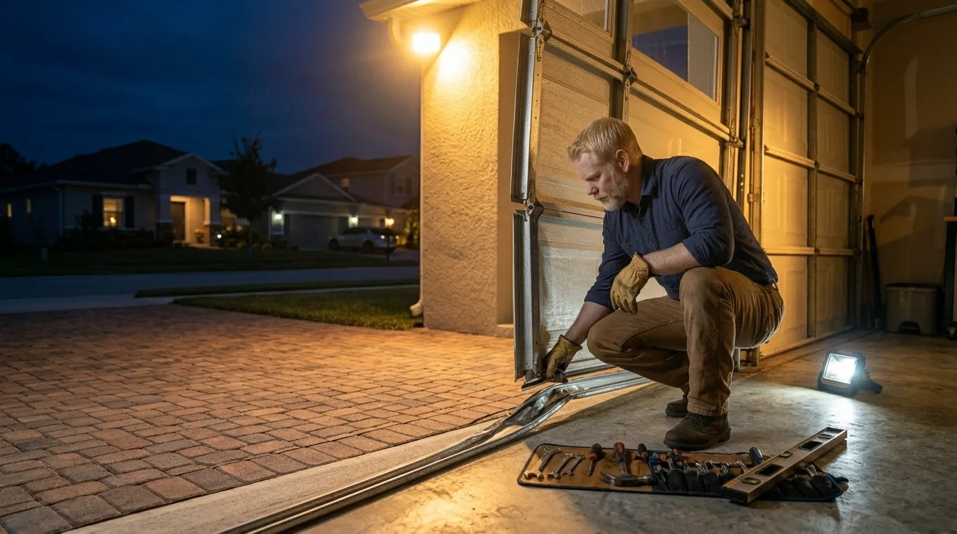 Repaired & tested - Las Cruces garage door service