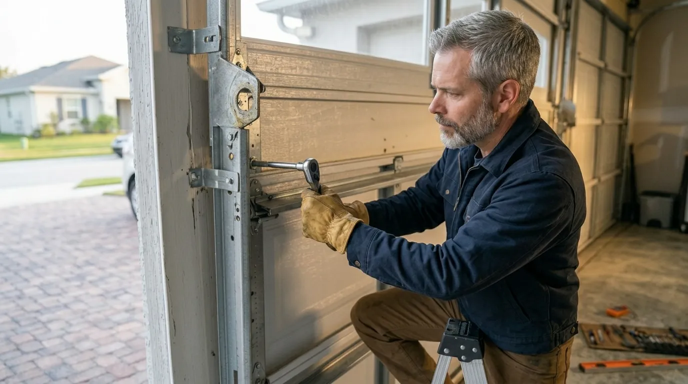 Repaired & tested - Las Cruces garage door service